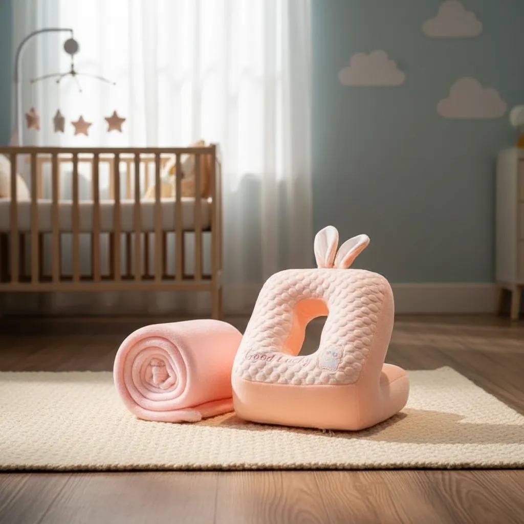 Cojín Antivuelco + Cobija 2 en 1 para Bb